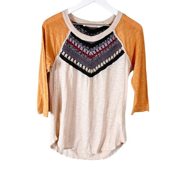Free People Spring Bound Crochet Detail Top XS - Picture 4 of 11